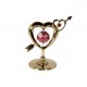 CRYSTOCRAFT Free Stand Figurine "Twin Hearts" with Swarovski Crystals