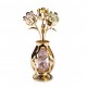 CRYSTOCRAFT Figurine Tulips in Crystal Vase