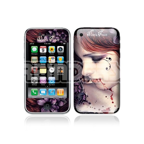 18326 Victoria Frances butterfly iPhone skin -  the