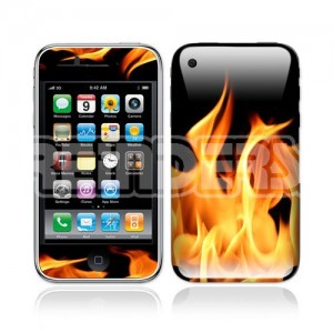 18334 Fire iPhone skin